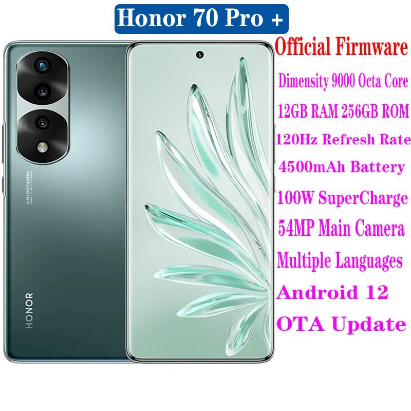  Honor 70 Pro + Pro Plus 5G Ʈ  9000 Ÿ ھ, 6.78 ġ 120Hz 4500mAh ͸, 100W 54MP  ī޶ NFC, ǰ